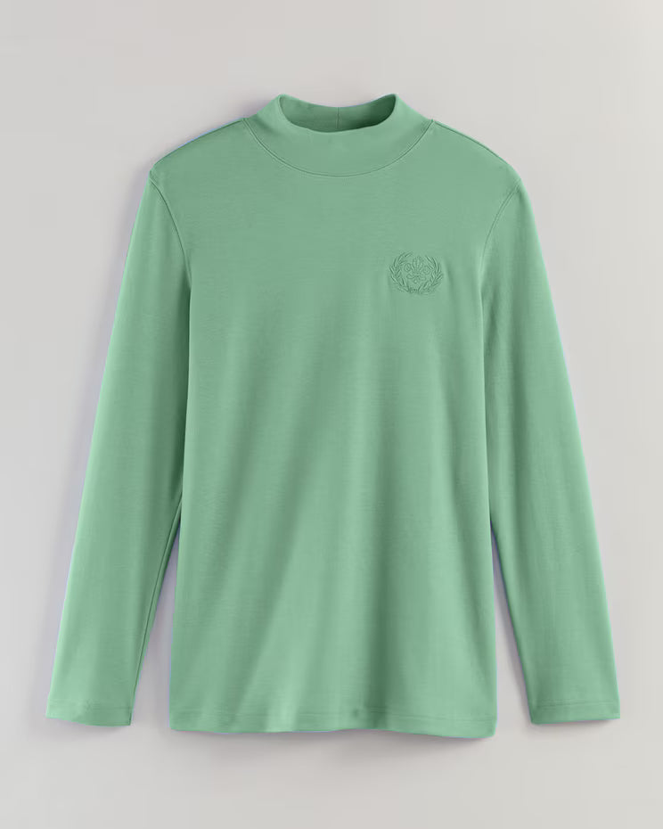 BLAIR Women's Tops Essential Knit Long Sleeve Mock Top 1 (Petite Short) - x5