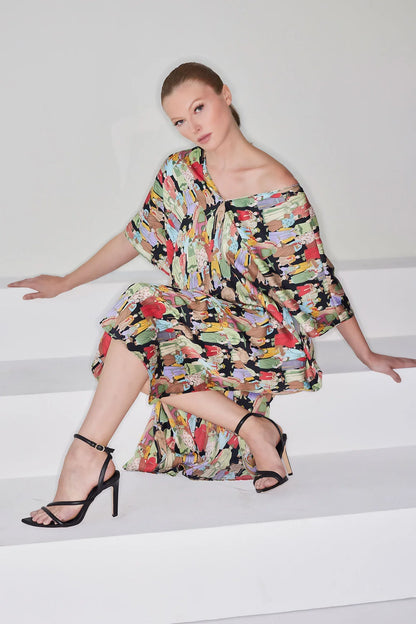 NATORI Dynasty Caftan - Black