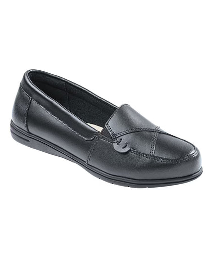 BLAIR Women’s Dr. Max Leather Loafers (Black) - x2
