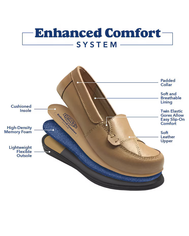 BLAIR Women’s Dr. Max Leather Loafers (Camel) - x2