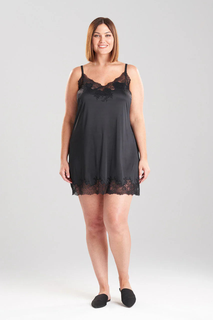 NATORI Enchant Lace Trim Chemise 1