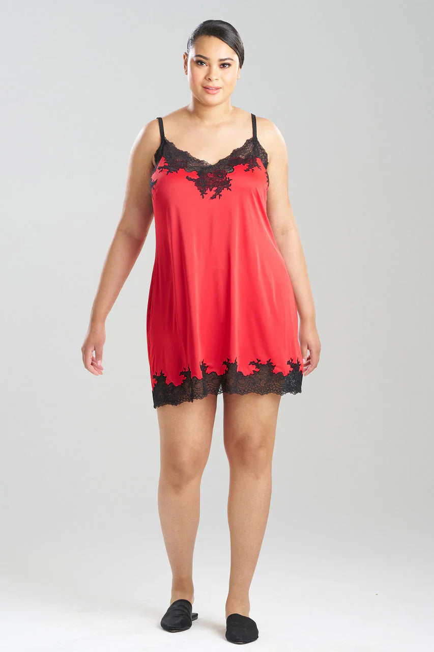 NATORI Enchant Lace Trim Chemise 1