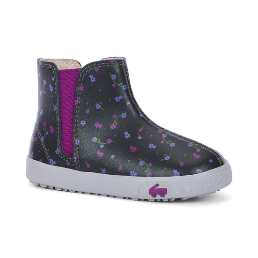 See Kai Run Girl's Keegan II Black Floral