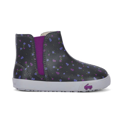 See Kai Run Girl's Keegan II Black Floral