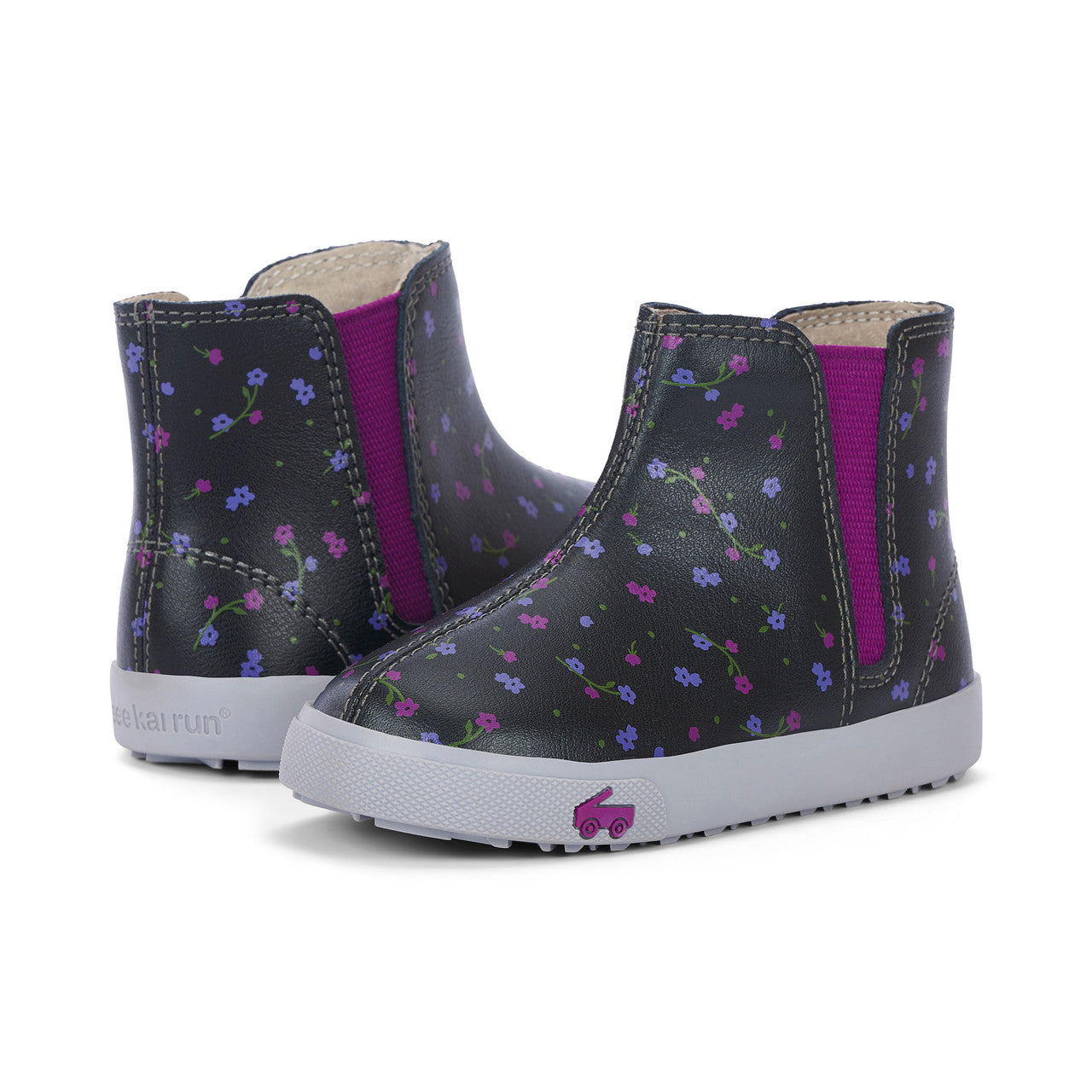 See Kai Run Girl's Keegan II Black Floral