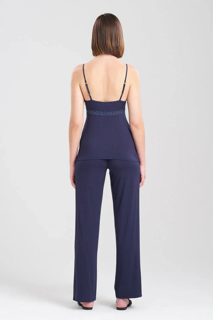 Natori Feathers Essentials Lenzing Ecovero Viscose Cami PJ - Night Blue