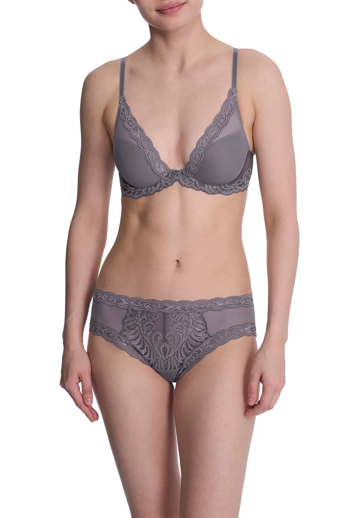 NATORI Feathers Plunge T-Shirt Bra 2