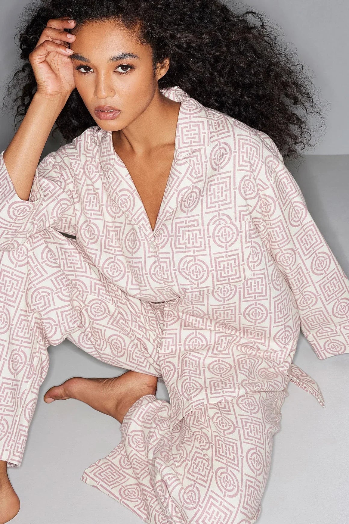 NATORI Flannel Infinity Notch PJ