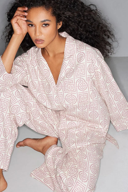 NATORI Flannel Infinity Notch PJ