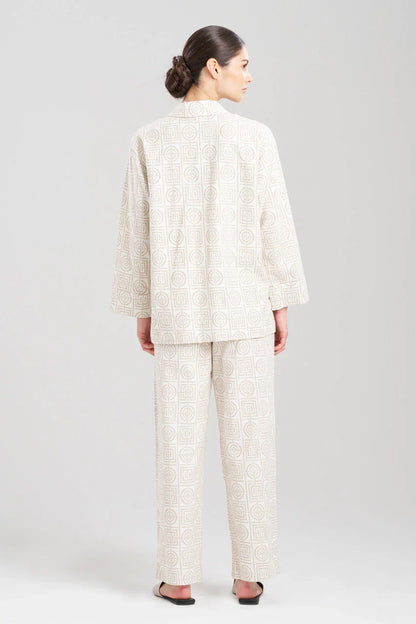 NATORI Flannel Infinity Notch PJ