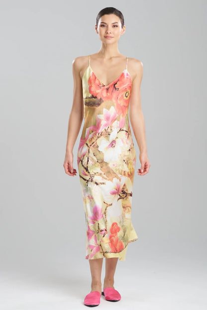 NATORI Floral Garden Slip Dress