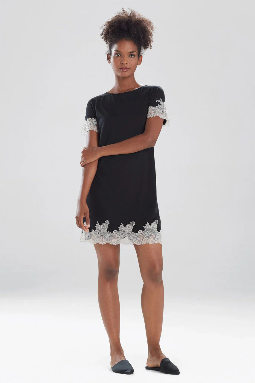 NATORI Luxe Shangri-La TENCEL Short Sleeve Sleepshirt 1