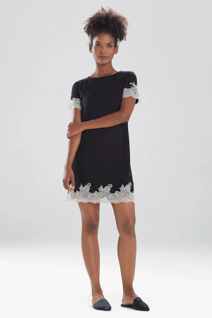 NATORI Luxe Shangri-La TENCEL Short Sleeve Sleepshirt 1