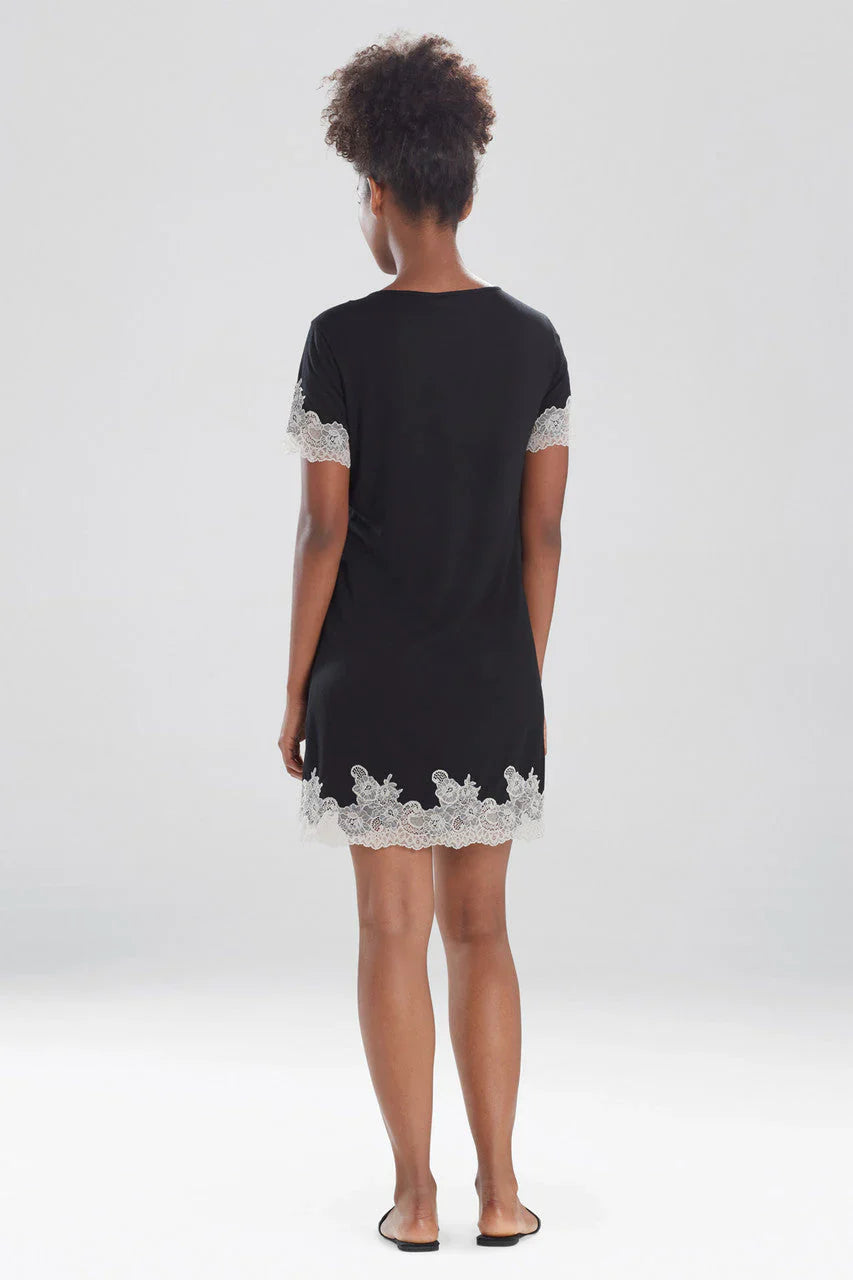 NATORI Luxe Shangri-La TENCEL Short Sleeve Sleepshirt 1