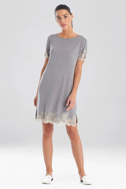 NATORI Luxe Shangri-La TENCEL Short Sleeve Sleepshirt 1