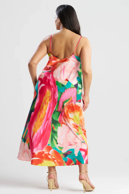 NATORI Garbo V-Neck Slip Dress