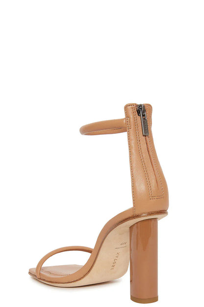 Natori Glow Nappa Leather Block Heel Sandal - Doe