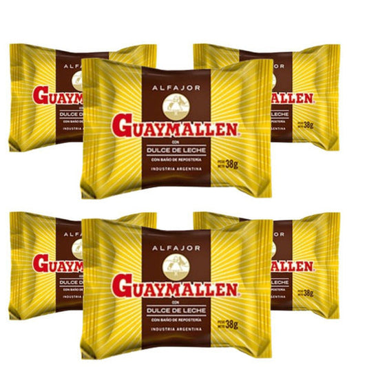 Pampa Direct Guaymallen Alfajor Chocolate with Dulce de Leche, 38 g / 1.3 oz (pack of 6)