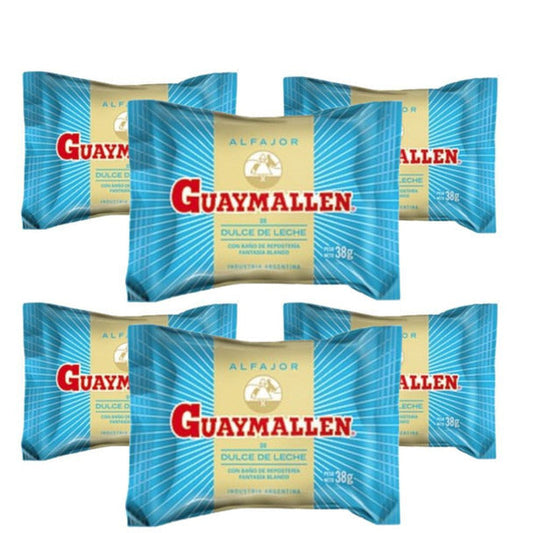Pampa Direct Guaymallen Alfajor White Chocolate with Dulce de Leche, 38 g / 1.3 oz (pack of 6)