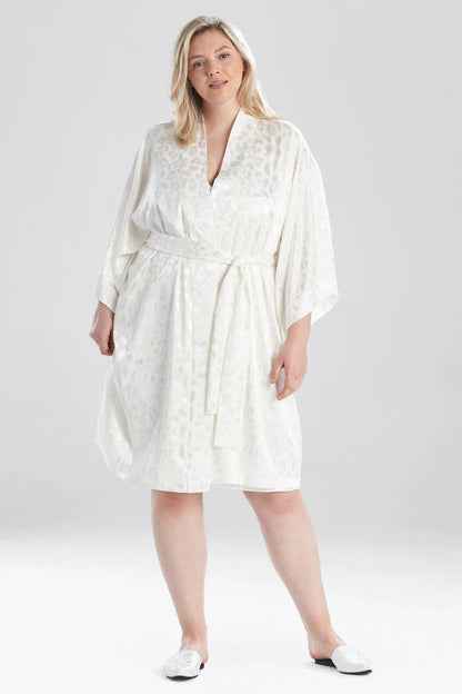 Natori Decadence Long Wrap - warm white