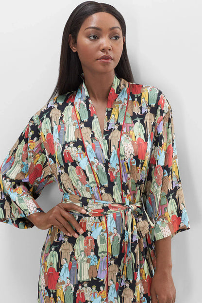 Natori Dynasty Robe - Black