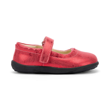 See Kai Run Girl's Jane Red Metallic