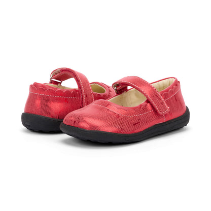 See Kai Run Girl's Jane Red Metallic