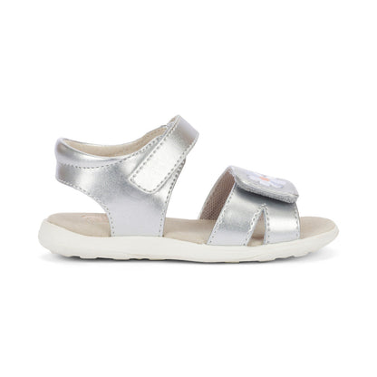 See Kai Run Girl's Olivia III Silver/Flower