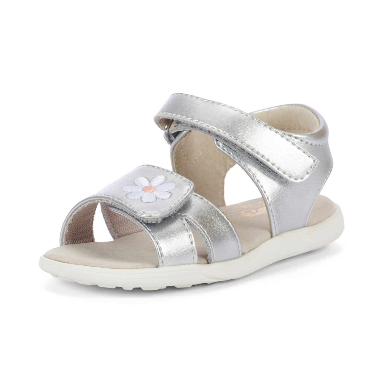 See Kai Run Girl's Olivia III Silver/Flower
