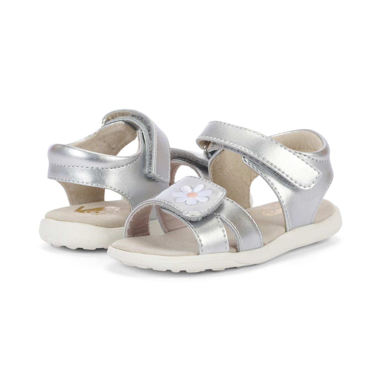See Kai Run Girl's Olivia III Silver/Flower
