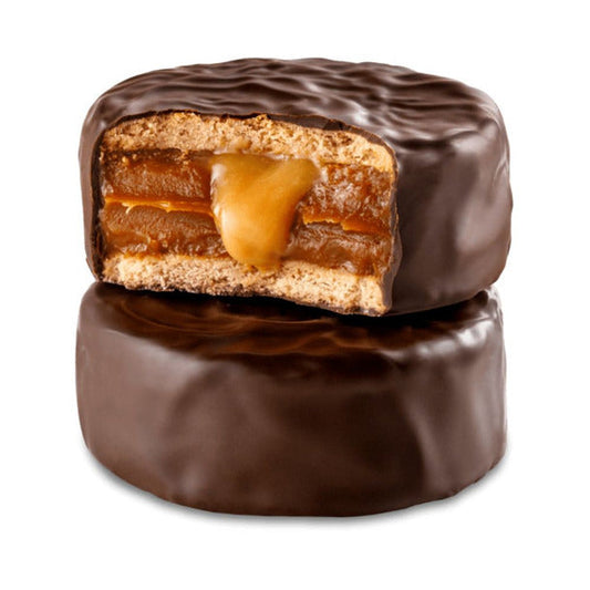 Pampa Direct Havanna Mar Del Plata Edition Alfajor with Dark Chocolate, Creamy Dulce de Leche & Sea Salt (box of 8)