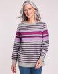 BLAIR Women’s Top Boatneck Fleece Sweatshirt (Misses) - x3