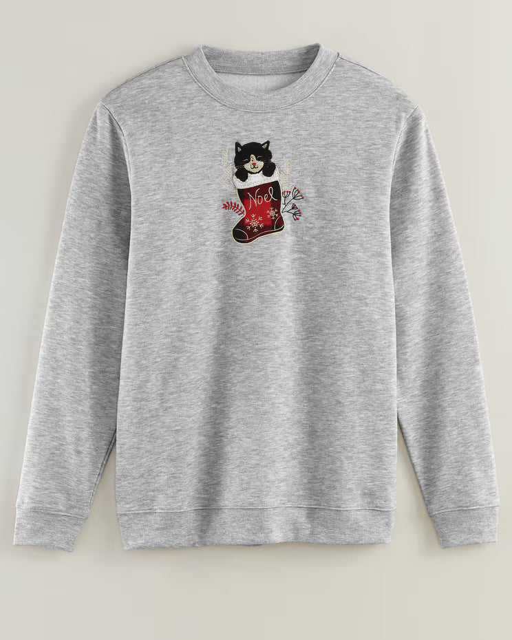 BLAIR Women’s Top Better-Than-Basic Embroidered Sweatshirt (Women Plus) - x3