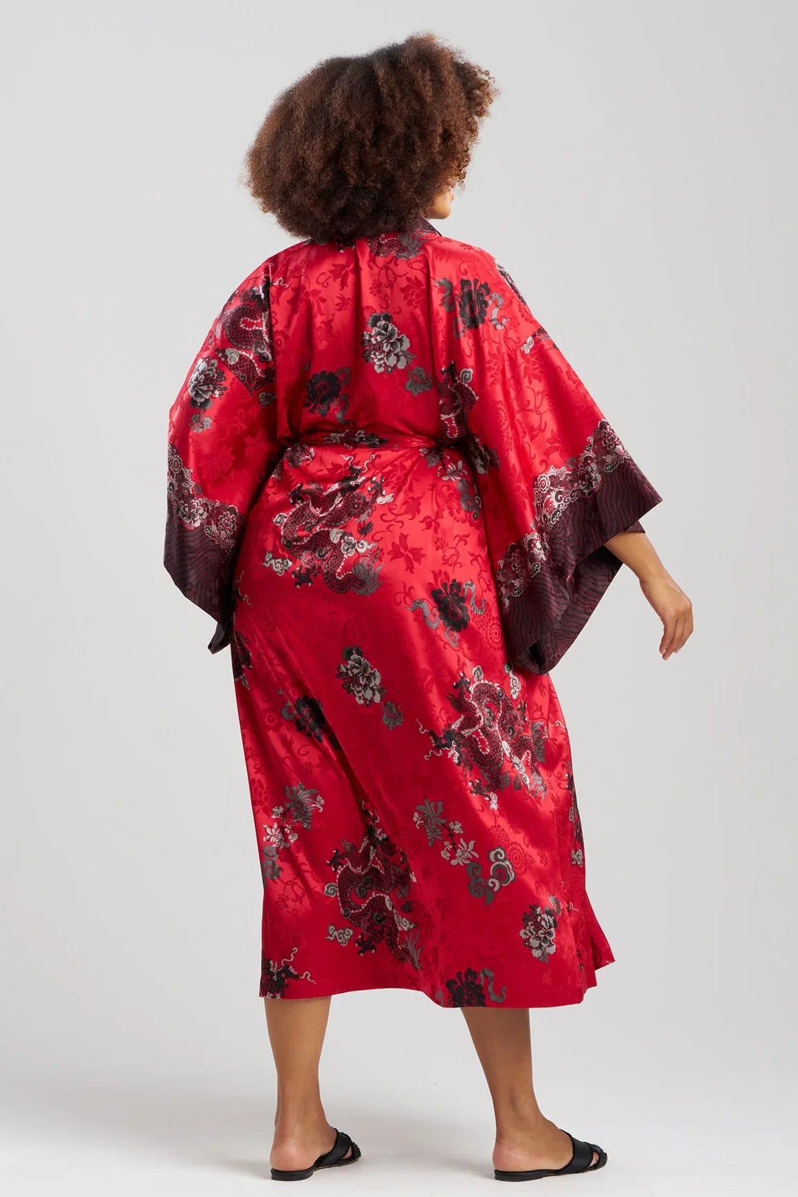 NATORI Imperial Dragon Jacquard Robe