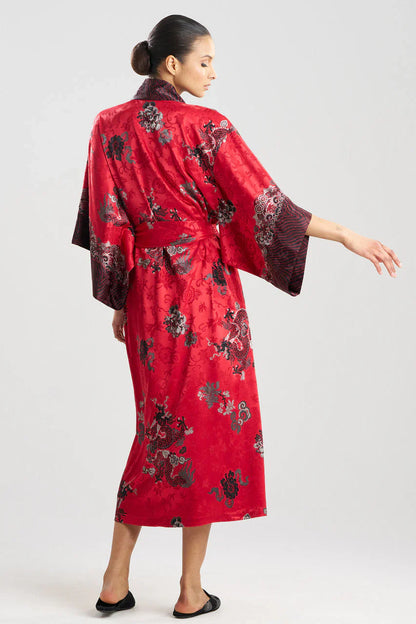 NATORI Imperial Dragon Jacquard Robe