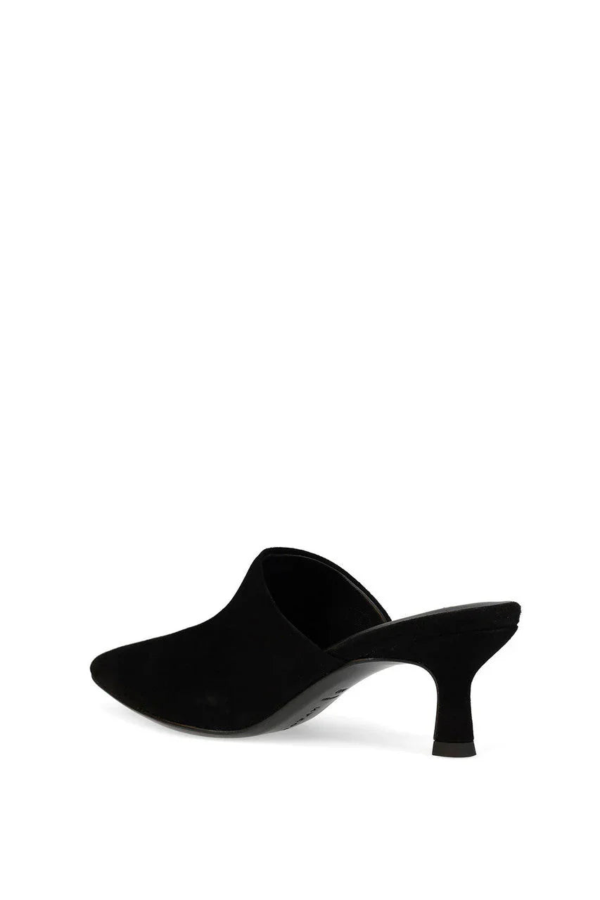 Natori Ine Suede Mule Heel - Black