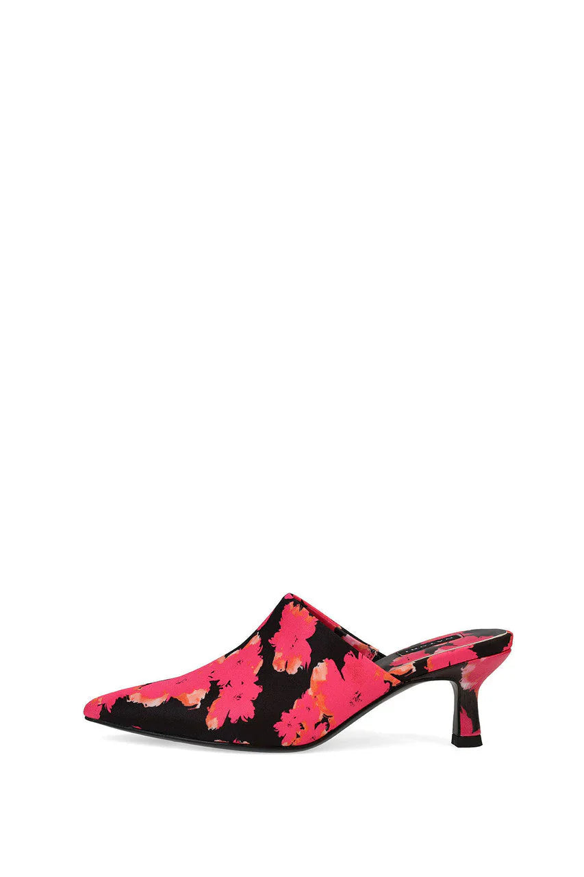 Natori Ine Suede Mule Heel - Pink/Orange