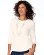 BLAIR Women's Tops Essential Knit Long Sleeve Tee 2 (Petite Short) - x5