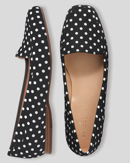BLAIR Women’s Shoes Bandolino Liberty Loafers (Black/White) - x2