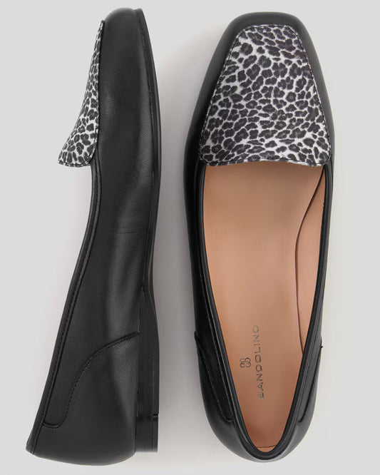 BLAIR Women’s Shoes Bandolino Liberty Loafers (Black Leopard) - x2