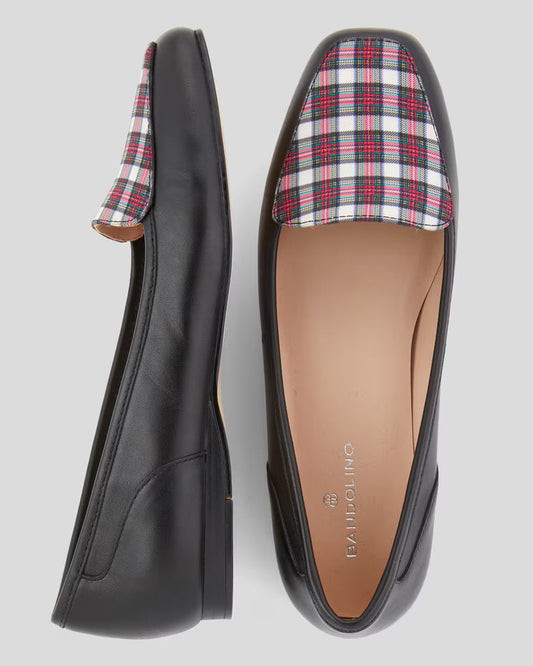 BLAIR Women’s Shoes Bandolino Liberty Loafers (Cream Tartan) - x2