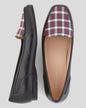BLAIR Women’s Shoes Bandolino Liberty Loafers (Cream Tartan) - x2