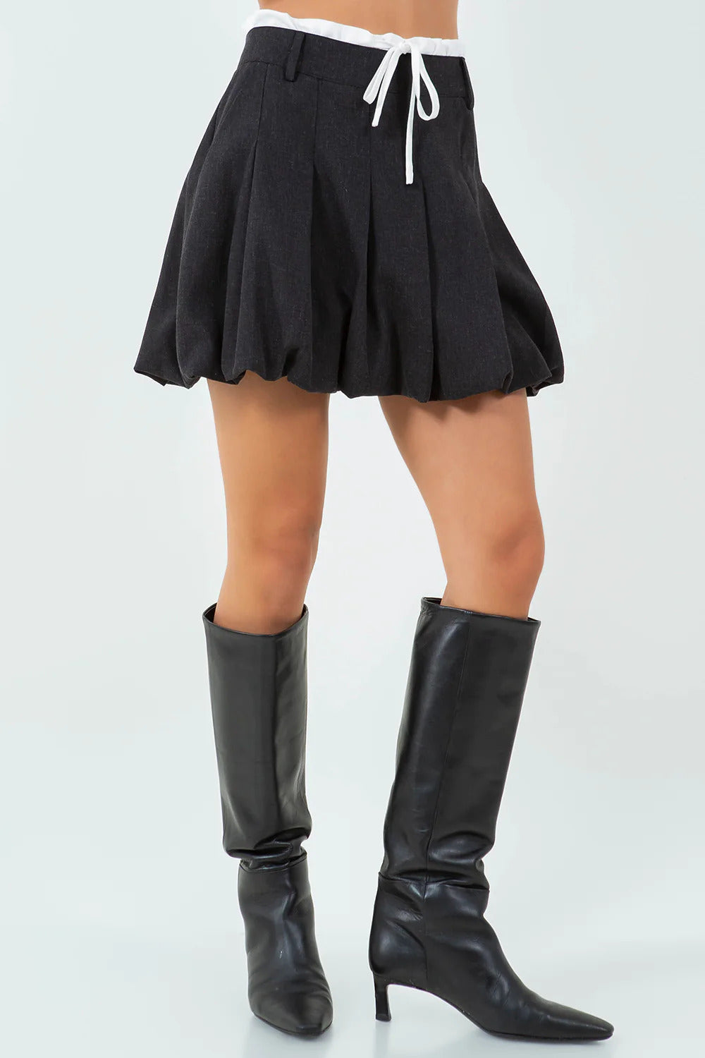 Ruby & Jenna Women's Balloon Mini Skirt