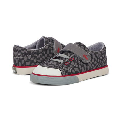 See Kai Run Alex Gray Wavy Checks