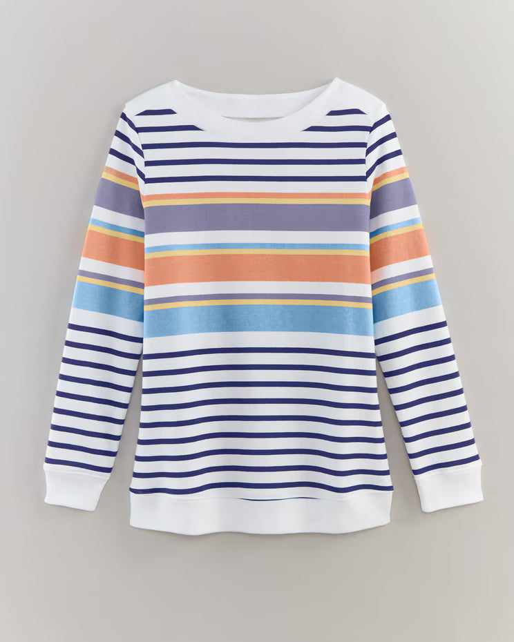 BLAIR Women’s Top Boatneck Fleece Sweatshirt (Misses) - x3
