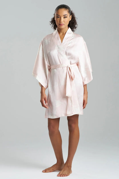 NATORI Lily Printed Satin Icon Wrap