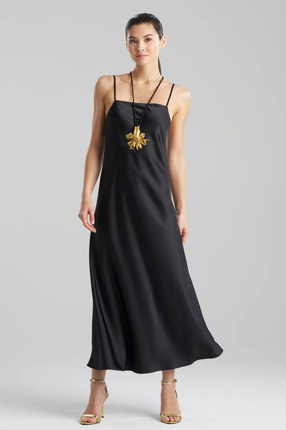 NATORI Luxe Charmeuse Slip Dress