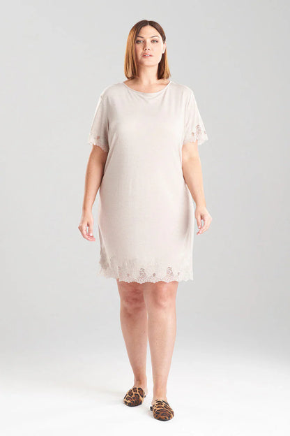 NATORI Luxe Shangri-La TENCEL Short Sleeve Sleepshirt 2