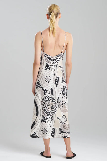 NATORI Medallion Slip Dress