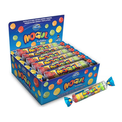 Pampa Direct Mogul Fruit Candies Gummies, 35 g bar / 1.2 oz (box of 12 bars)